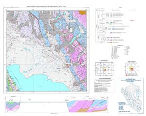 Mapa Geologico del Cuadrangulo Cerro de Pasco Hoja 22K- II