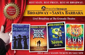 Broadway in Santa Barbara 2012-13 Season Brochure