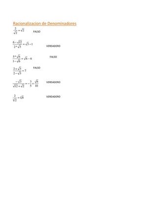 Matemática: Radicales