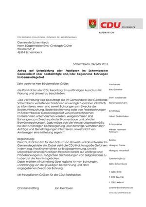 Antrag Informationen über Bohrungen 24 05 2012