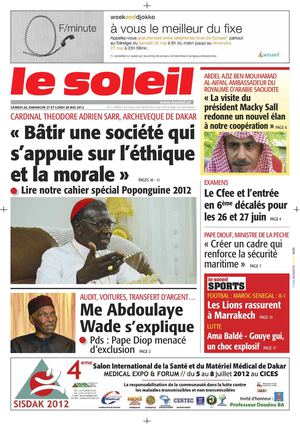 Edition du 26-28 mai 2012