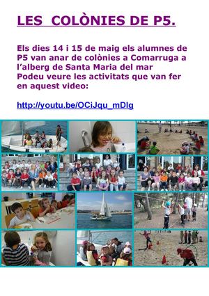 Les  colonies de p5