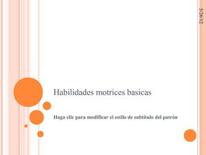 las habilidades motrices basicas