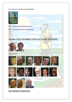FOOT POUSSIN DU 26 MAI 2012