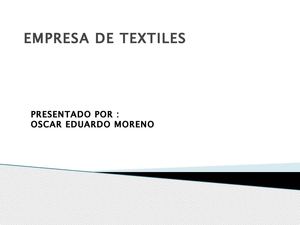 EMPRESA DE TEXTILES 5