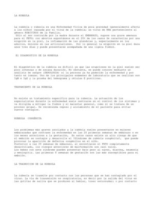 LA RUBEOLA 