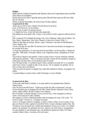 Les Generacions de déus