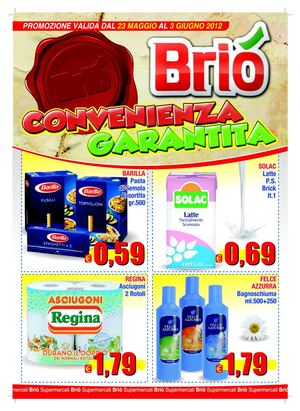 VOLANTINO CEDI MOLISE SPA  CONVENIENZA GARANTITA DAL 23 MAGGIO AL 3 GIUGNO