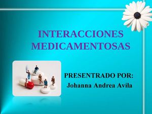 interacciones medicamentosas