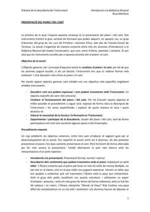 Pràctica, Rosa Martínez