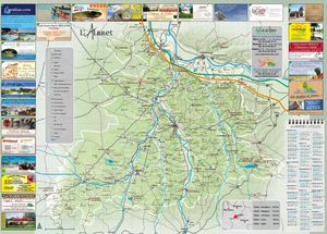 Carte touristique de l'Albret 2012-2013