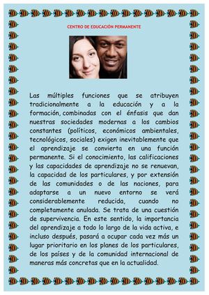CENTRO DE EDUCACIÓN PERMANENTE