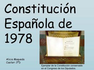 la constitucion española
