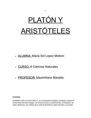 platón y aristóteles tp