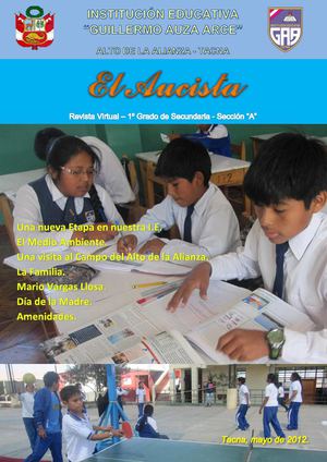 EL AUCISTA - Revista Virtual - mayo 2012 - 1º "A" de secundaria - I.E. "Guillermo Auza Arce"
