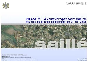 Avant projet sommaire du village de Saillé