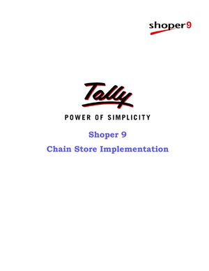 Shoper 9 Chain Store Implementation | Tally Features |  Fixed Asset Management Software | Web Based Fixed asset Software