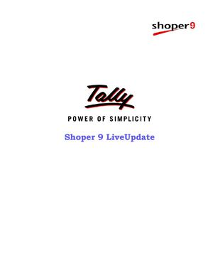 Shoper 9 LiveUpdate | Tally Intergation | Tally Developer | International Solutions Provider	