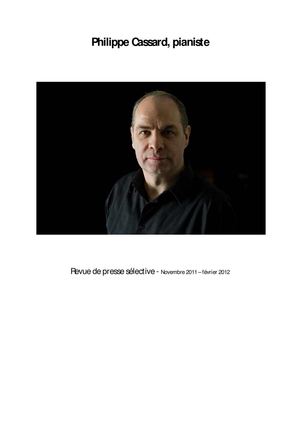 Revue de presse selective_Philippe Cassard