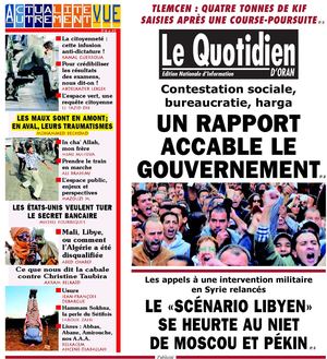 Article_Beghdad_Les maux sont en amont ; en aval, leurs traumatismes_LQO_31_05_2012