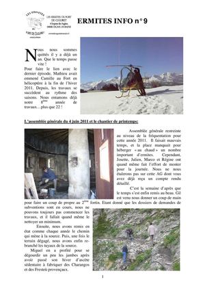 Ermites info n°9