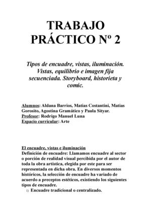 Trabajo Práctico Nº 2 - Arte 