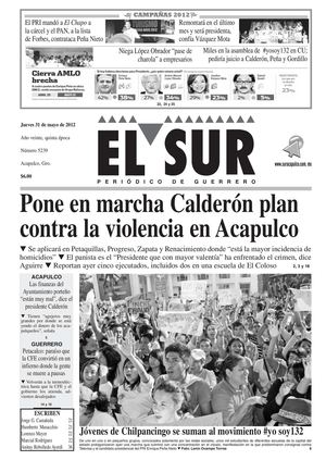 El Sur 31 de mayo de 2012