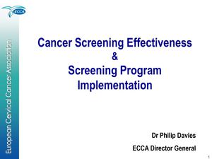 Cancer Screening Program Implement Approach Calaméo - Cancer_screening_effectiveness_and_screening_programme ...