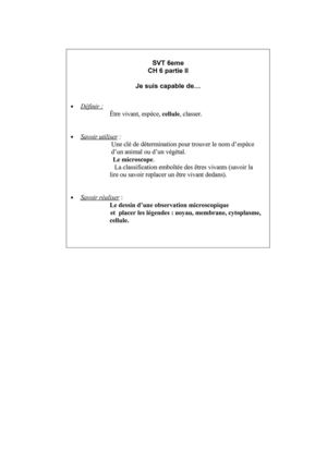 Contrat: châpitre 6 partie 2 de SVT 6eme Maupas
