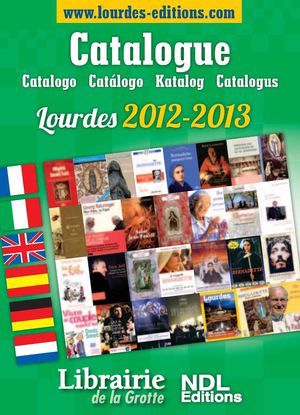 Catalogue de la librairie des Sanctuaires de Lourdes 2012