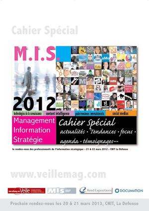 Cahier Spécial du MIS 2012