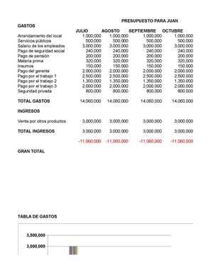 PRESUPUESTO
