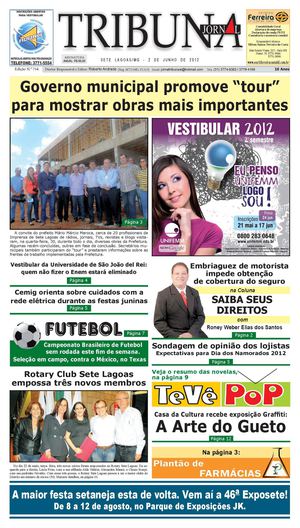 Jornal Tribuna de Sete Lagoas edição 754