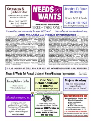 NEEDS & WANTS #309 - June 2012