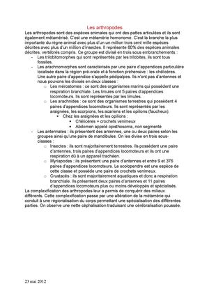 Chapitre 10 de Bio A