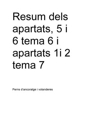 Resumen temas 6 i 7 Tecnologia