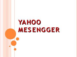 Yahoo mesengger
