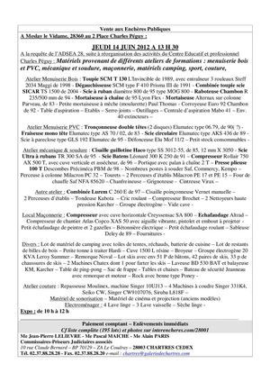 MATERIELS PROVENANT DE DIFFERENTS ATELIERS DE FORMATIONS 14-06-2012 