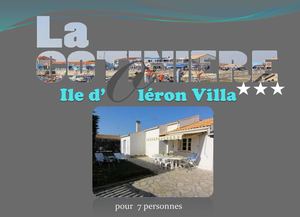 Location saisonnière Villa*** La Cotinière sur Ile d'Oléron