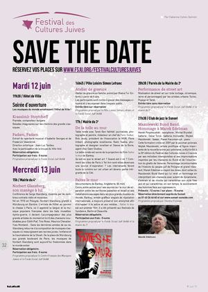Save the date Festival 2012