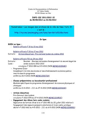Info CDI 11/12-22