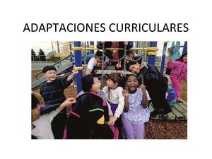 Adaptaciones curriculares