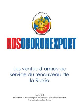 Les ventes d'armes au service du  renouveau de la Russie