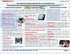 Los tres pilares de la informática.
