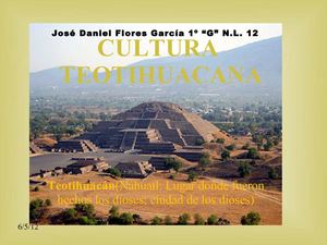 CULTURA TEOTIHUACANA