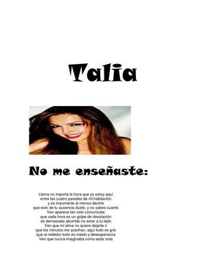 CANCIONES DE THALIA