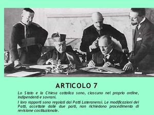 artt.7-8-9 costituzione
