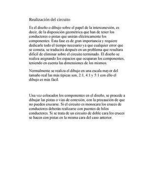 Realización del circuito