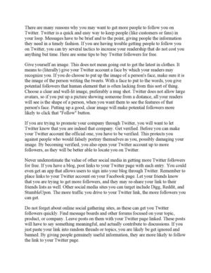 Guide to Getting More Twitter Followers