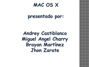 QUE ES MAC ox